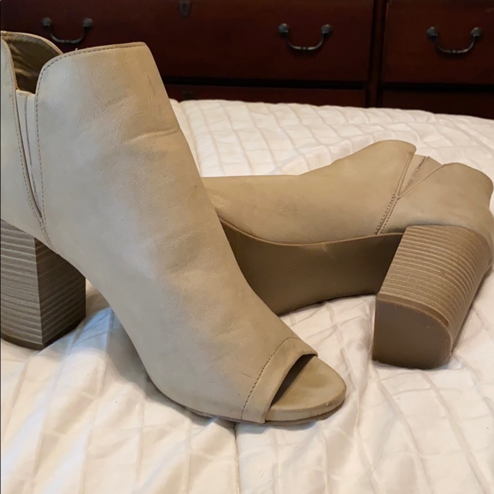 Peep Toe Booties